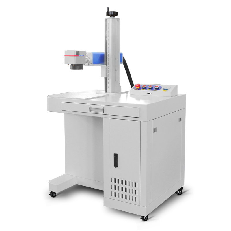 白色柜臺(tái)式激光條標(biāo)機(jī)