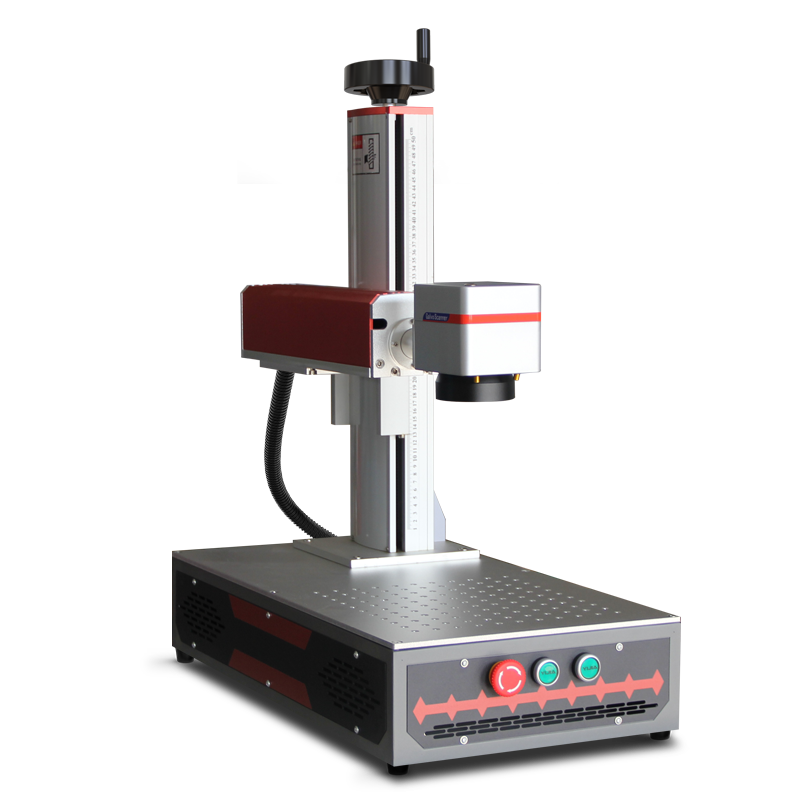灰紅桌面光纖激光打標機